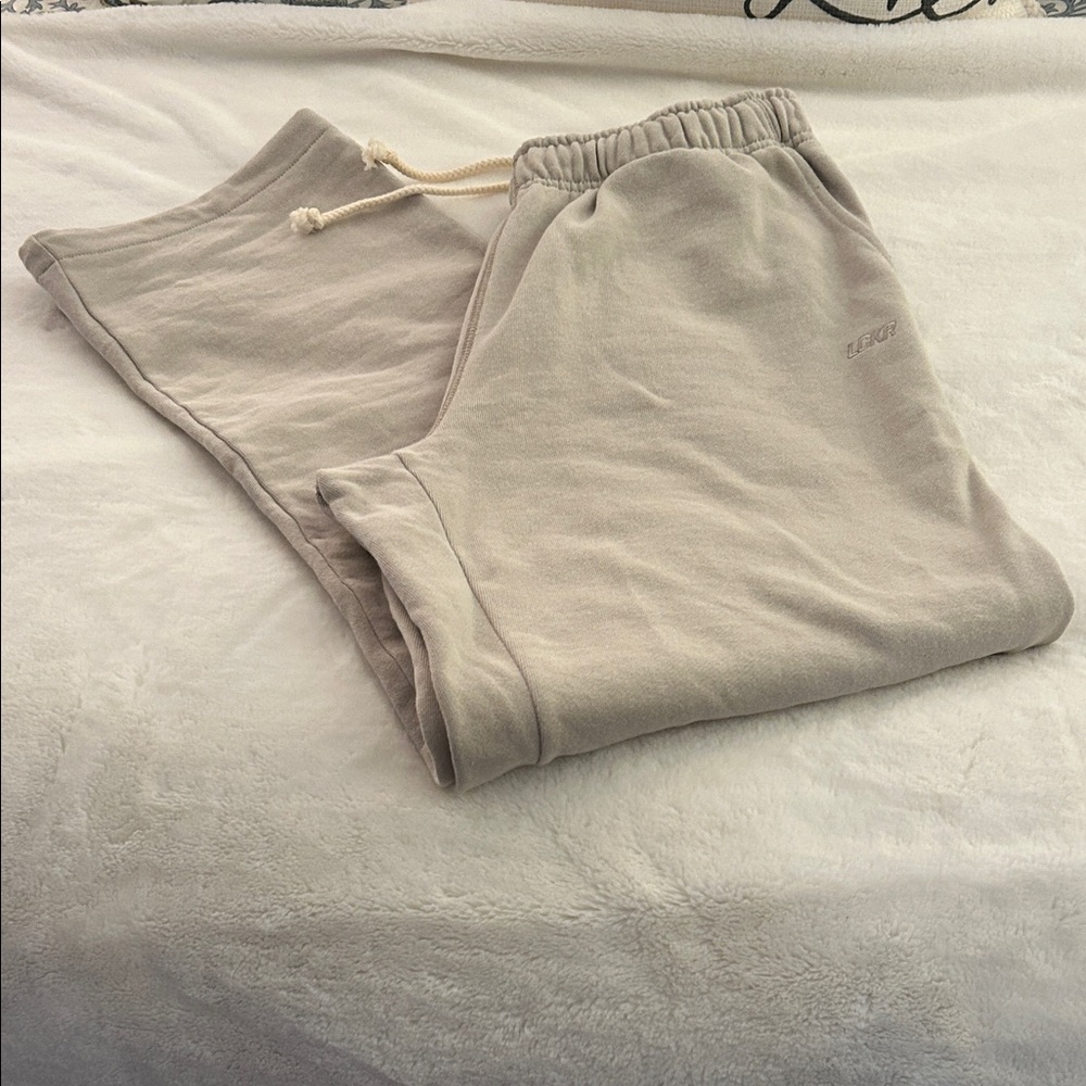 Men's Casual Tan Joggers